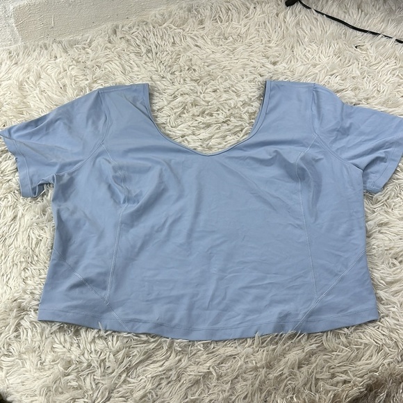Lululemon Align T-Shirt Blue Linen - Picture 1 of 4